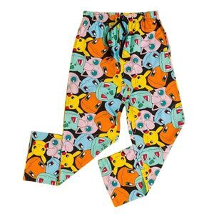 Pokemon Mens All-Over Print Lounge Pants / Multicolored